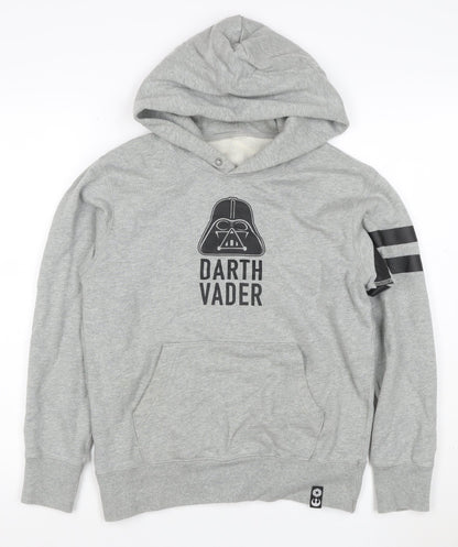 Star Wars Teens Grey XS Darth Vader Graphic Pullover Hoodie