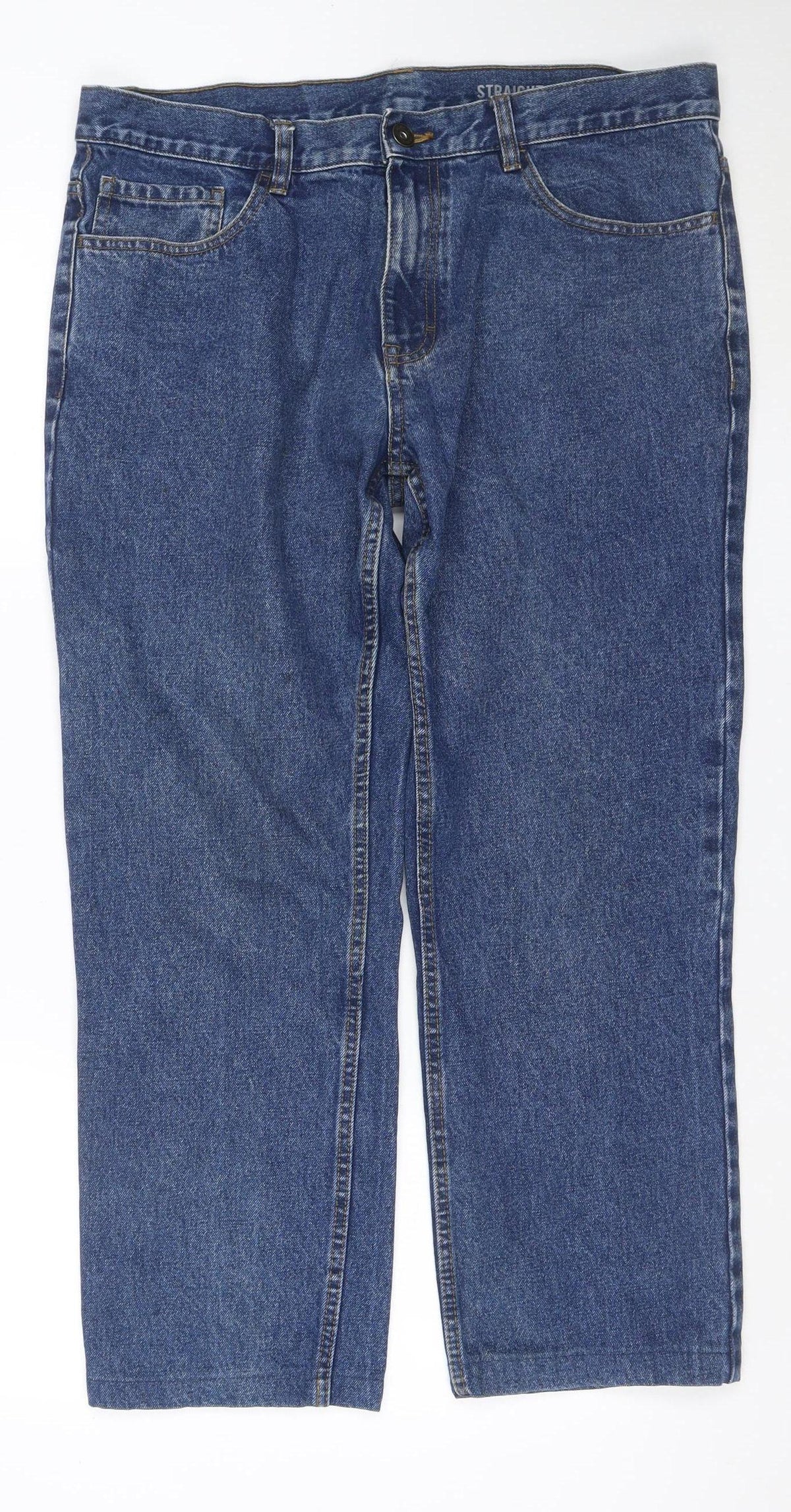 Gap Men's Blue Straight Stretch Jeans W30 L32 Regular Fit