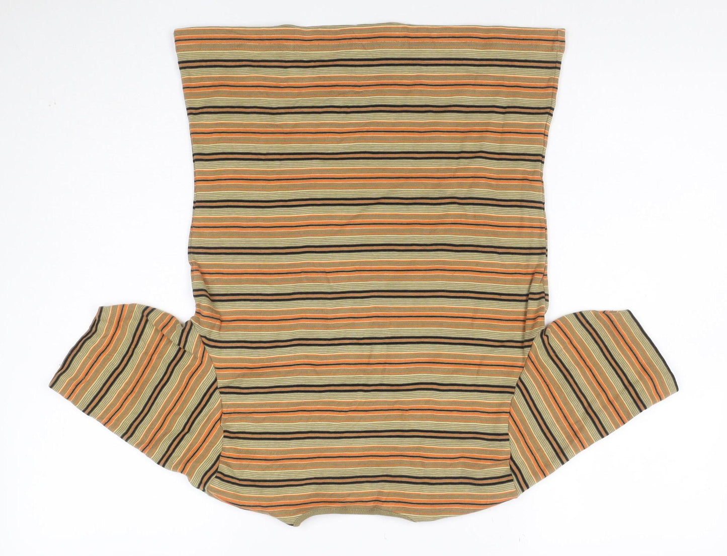 Country Casuals Women Multicoloured M Striped Cotton Jersey T-Shirt
