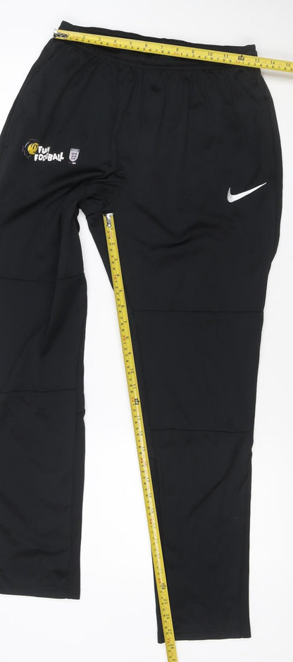 Nike Dri-FIT Men’s Black M Football Track Pants England Logo