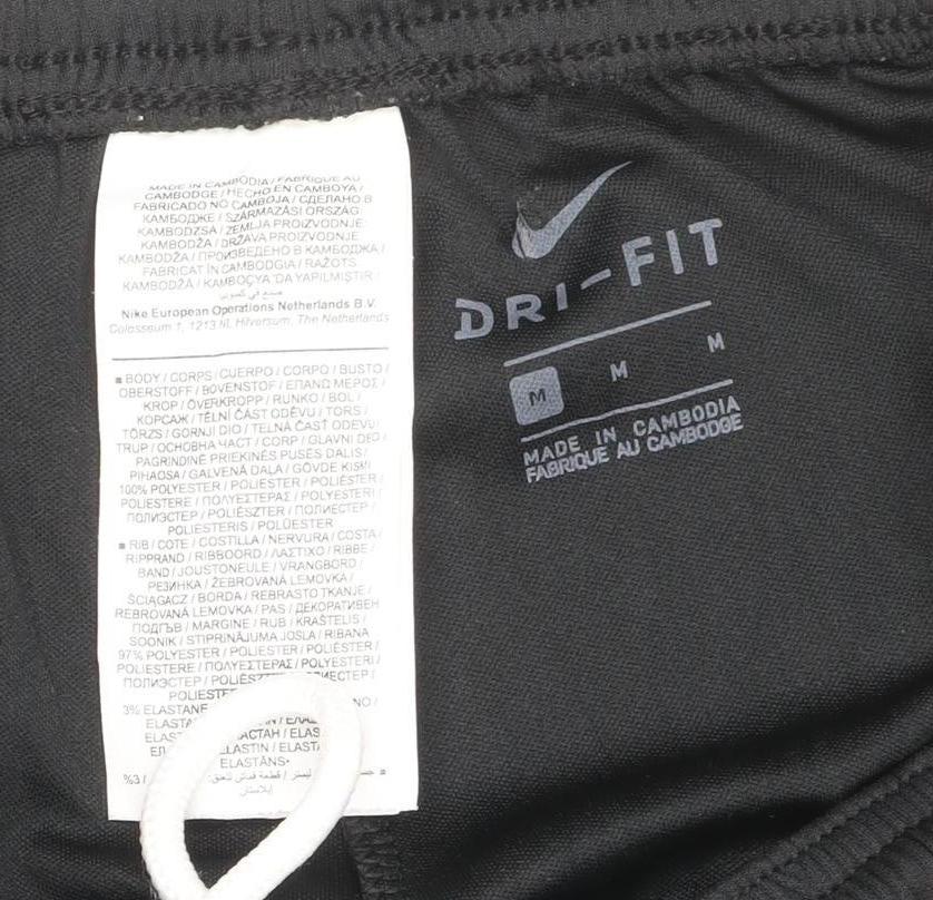 Nike Dri-FIT Men’s Black M Football Track Pants England Logo