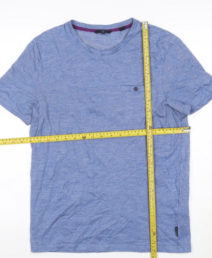 Ted Baker London Men’s Blue Size L Crew Neck Pocket T-Shirt