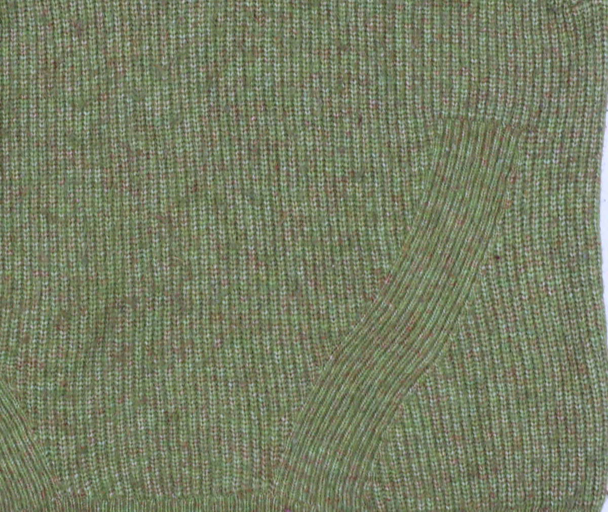 Marks & Spencer Women Green M Sleeveless 1/2 Zip High Neck Knit Vest