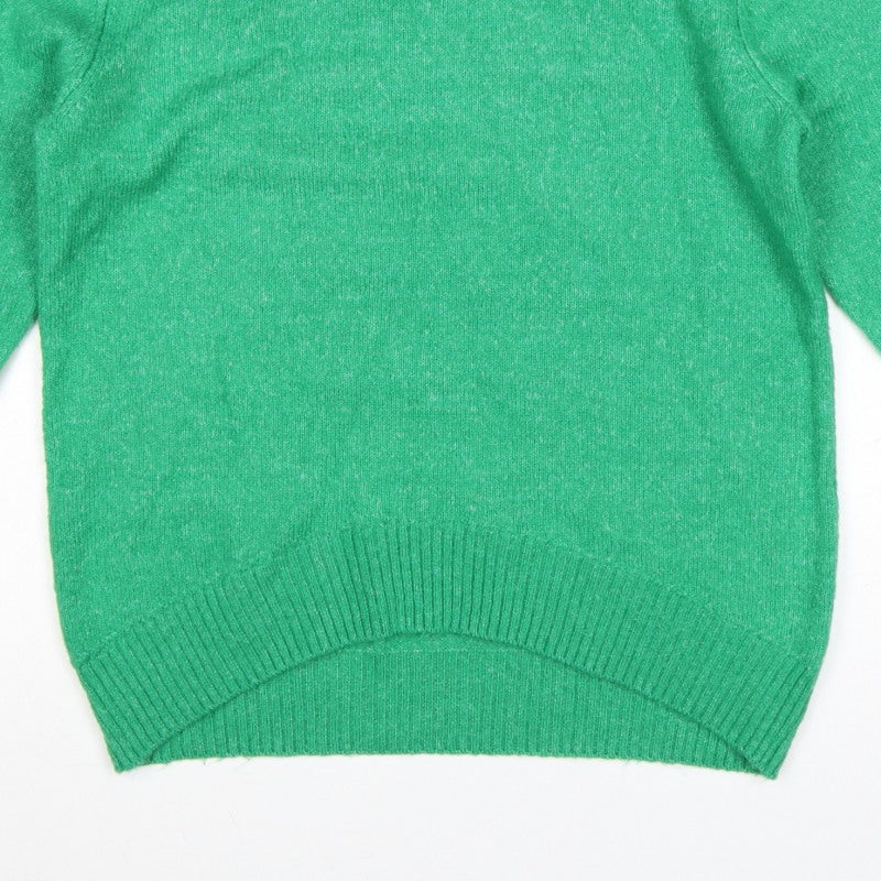 F&F Women Green Size S High Neck Knit Pullover Jumper