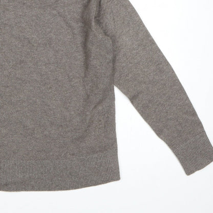 Marks and Spencer Women’s Brown M Crew Neck Knit Pullover Jumper
