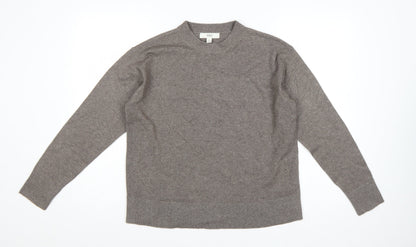Marks and Spencer Women’s Brown M Crew Neck Knit Pullover Jumper