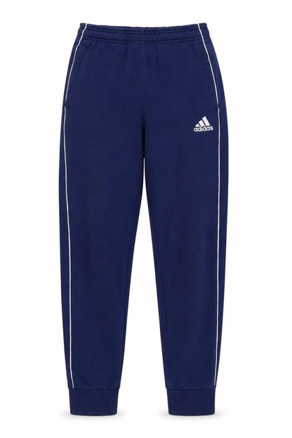 adidas Men’s Blue S Sweatpants Logo Tapered Cuffed Joggers