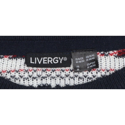 Livergy Men’s Multicoloured M Christmas Fair Isle Crew Neck Jumper