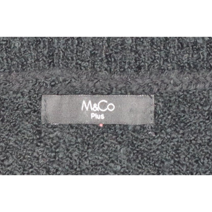 M&Co Women’s Black Size 28 Christmas Robin Sequin Knit Jumper