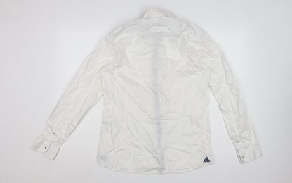 Ted Baker Men’s White Size L Cotton Button-Up Long Sleeve Shirt