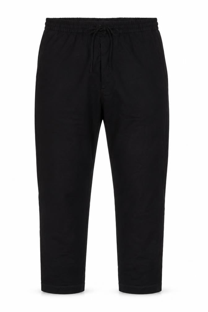 H&M Men's Black Slim Fit Jogger Trousers Size S Drawstring