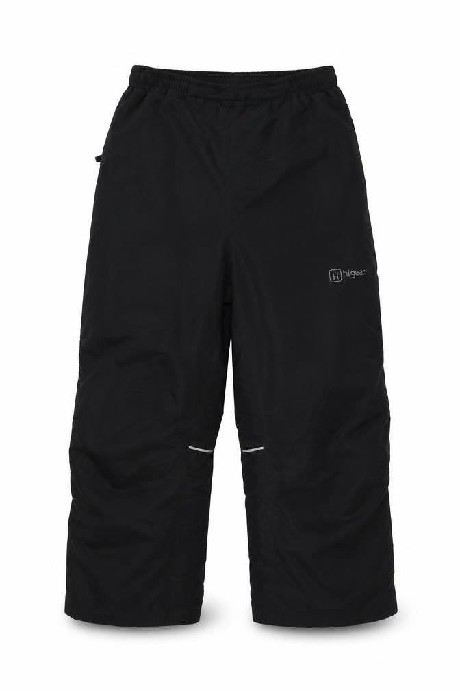 Higar Boys Black 8 Years Snow Pants Reflective Padded Ski Trousers
