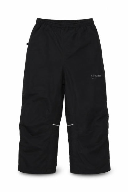 Higar Boys Black 8 Years Snow Pants Reflective Padded Ski Trousers