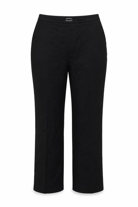 Et Vous Women’s Black Size 12 Straight Leg Dress Trousers
