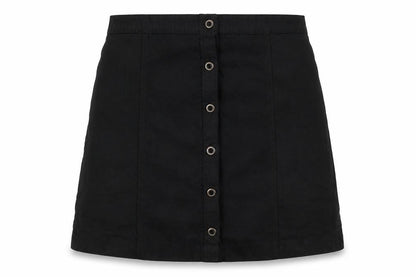 Hollister Women’s Black UK 10 Button Front Mini Pencil Skirt