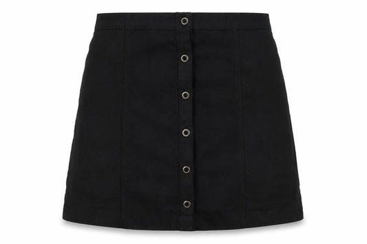 Hollister Women’s Black UK 10 Button Front Mini Pencil Skirt