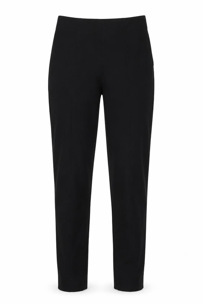 ARKET Women Black UK 10 High Rise Straight Tailored Trousers