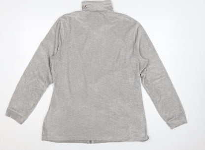 Regatta Women Grey UK 16 Full Zip High Neck Sweatshirt Jacket