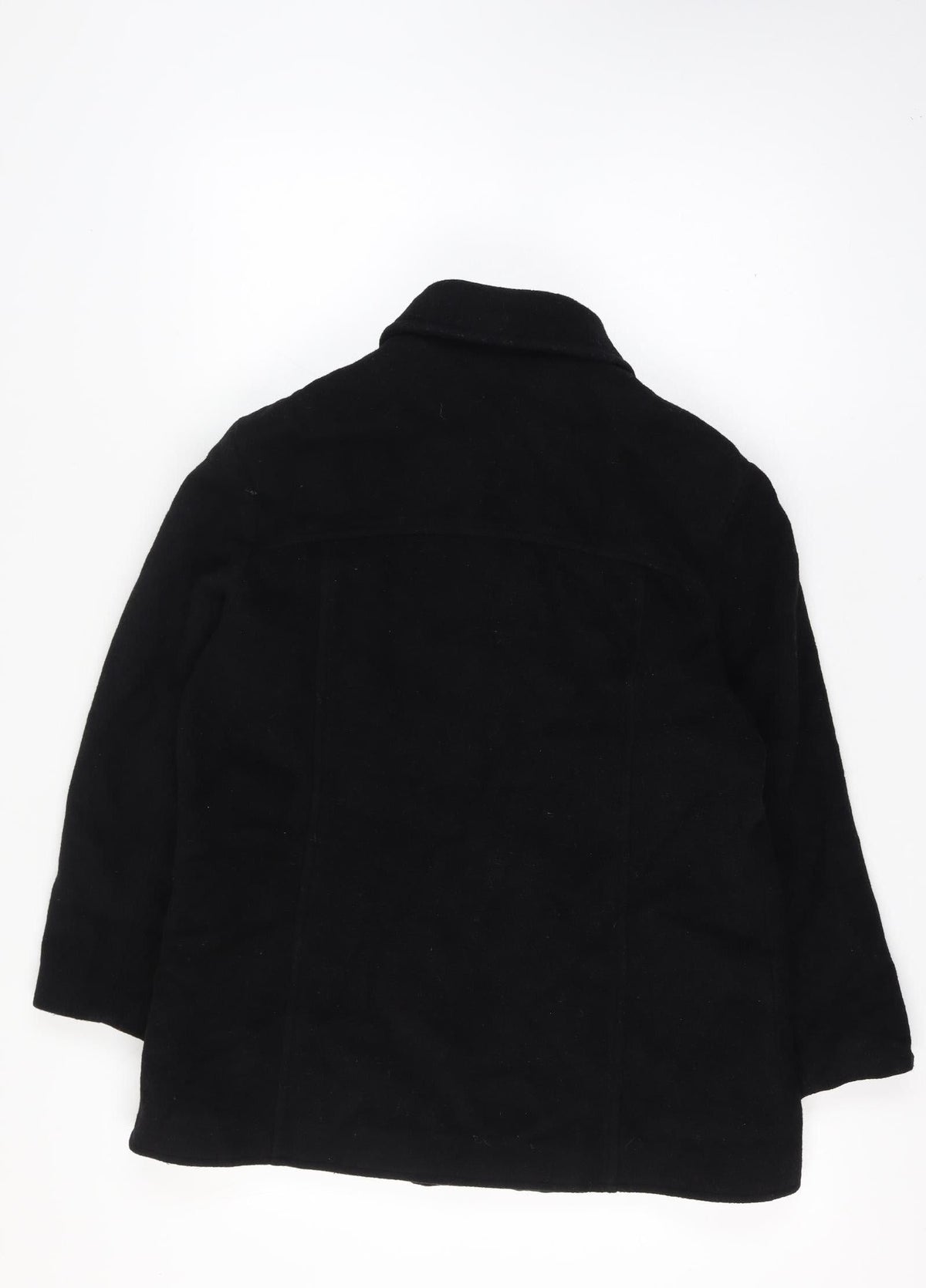 Bonmarché Women’s Black Size 16 Wool Mohair Short Zip Coat