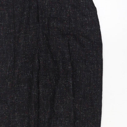 Lord Isaacs for Her Women’s Size 8 Black Tweed High Rise Tapered Trousers