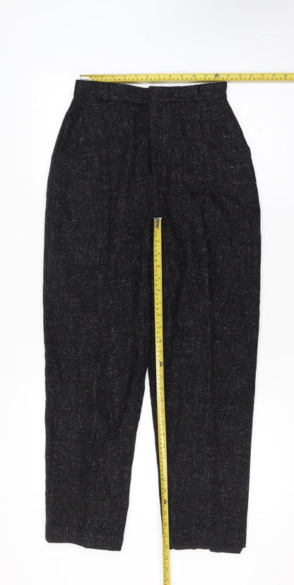 Lord Isaacs for Her Women’s Size 8 Black Tweed High Rise Tapered Trousers