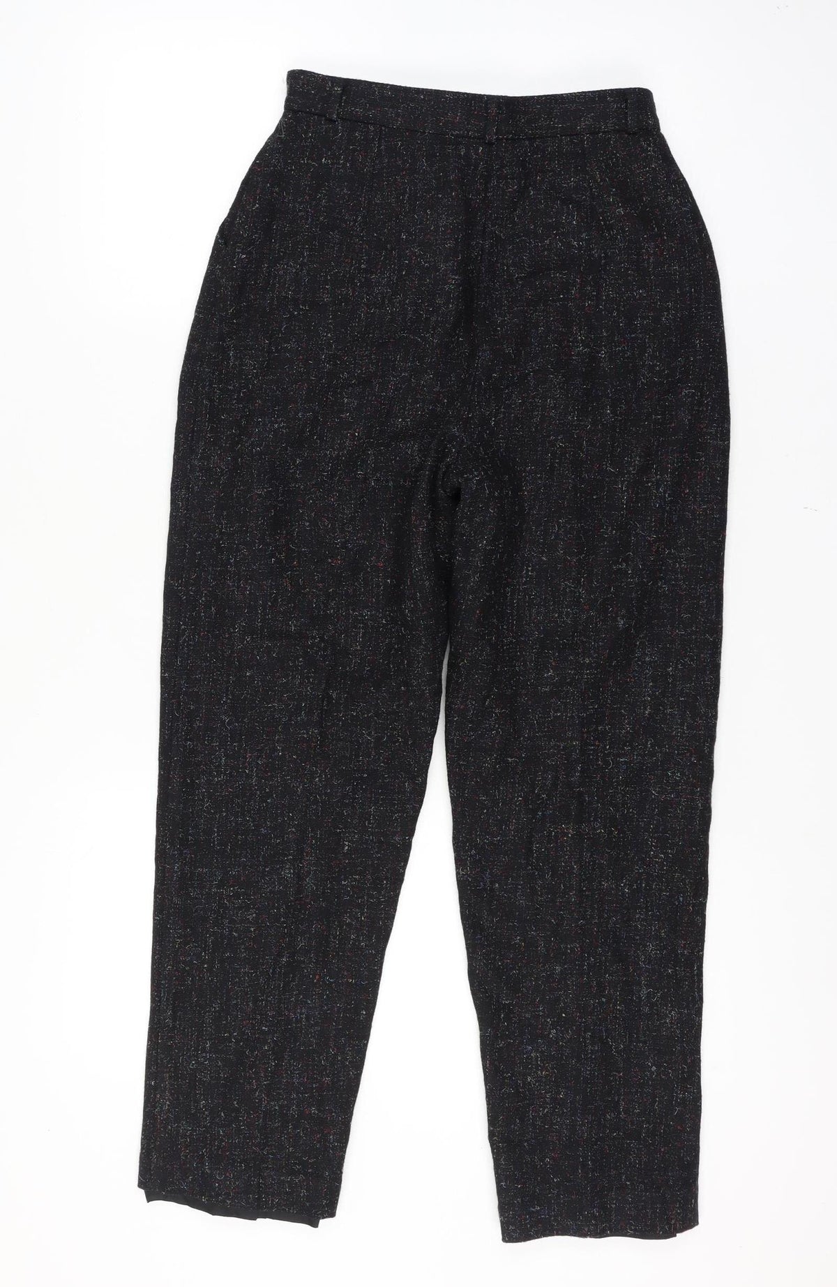 Lord Isaacs for Her Women’s Size 8 Black Tweed High Rise Tapered Trousers