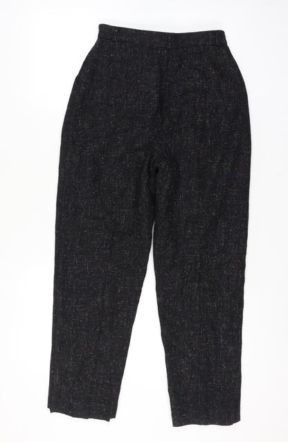 Lord Isaacs for Her Women’s Size 8 Black Tweed High Rise Tapered Trousers