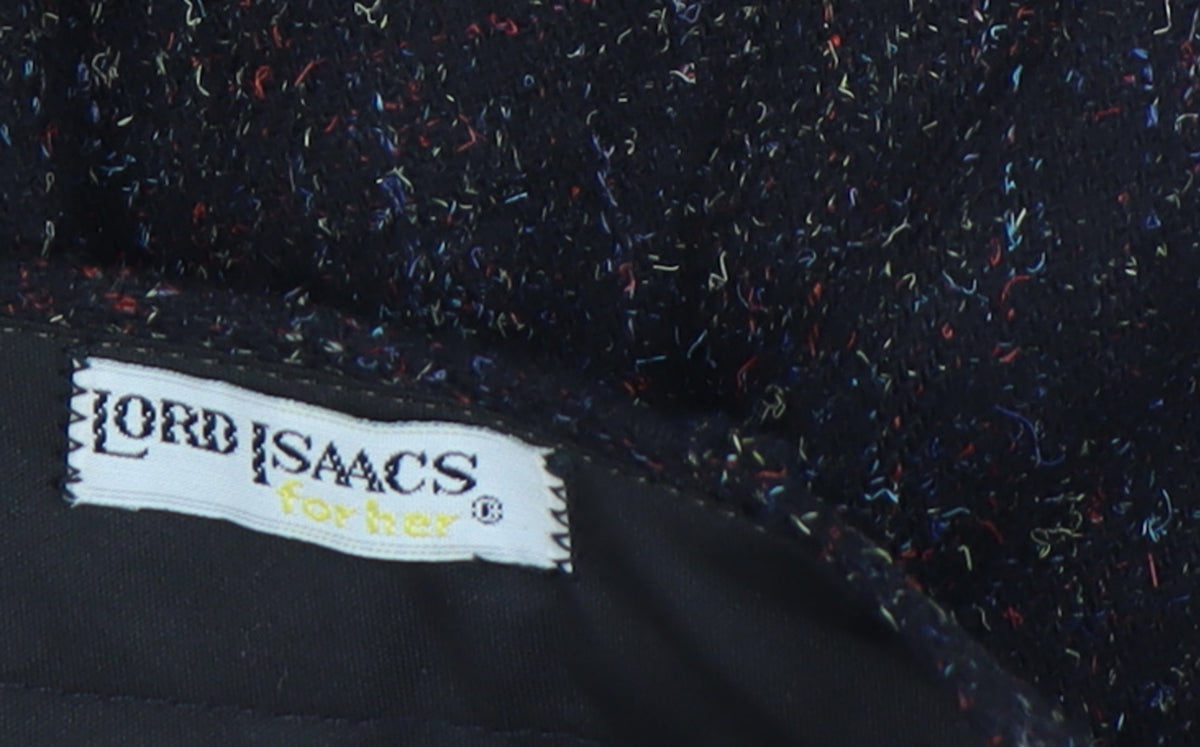 Lord Isaacs for Her Women’s Size 8 Black Tweed High Rise Tapered Trousers