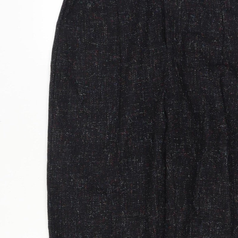 Lord Isaacs for Her Women’s Size 8 Black Tweed High Rise Tapered Trousers