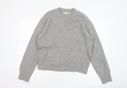 Comptoir des Cotonniers Women Grey Wool Crew Neck Jumper M