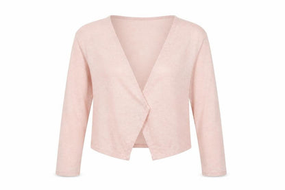 H&M Divided Women's Pink M Open Front V-Neck Lightweight Cardigan