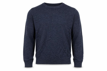 Gap Men’s Blue Linen Cotton Crew Neck Pullover Jumper 2XL