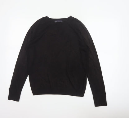 Marks & Spencer Women’s Black Size 10 Crew Neck Raglan Jumper