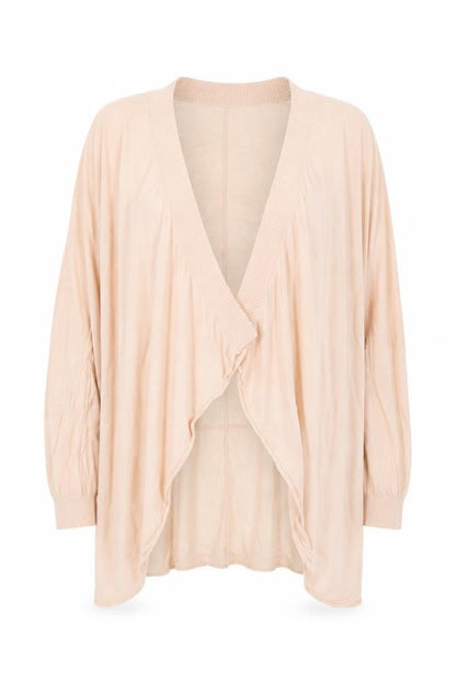 Warehouse Women’s Beige UK 8 Open V-Neck Lightweight Cardigan