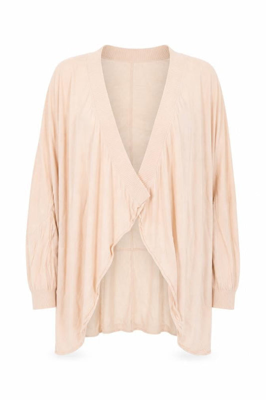 Warehouse Women’s Beige UK 8 Open V-Neck Lightweight Cardigan