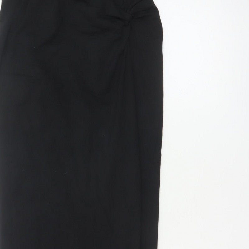 Noisy May Women’s Black XS Long Stretch Pencil Skirt Elastic Waist