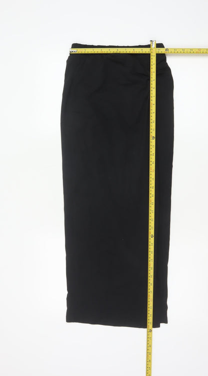 Noisy May Women’s Black XS Long Stretch Pencil Skirt Elastic Waist