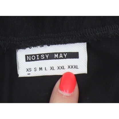 Noisy May Women’s Black XS Long Stretch Pencil Skirt Elastic Waist