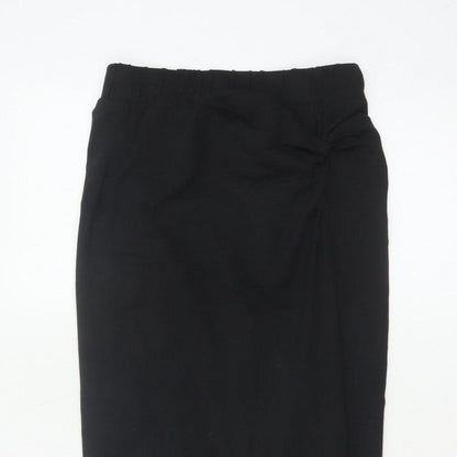 Noisy May Women’s Black XS Long Stretch Pencil Skirt Elastic Waist