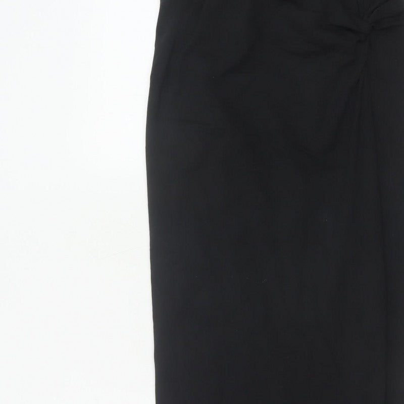 Noisy May Women’s Black XS Long Stretch Pencil Skirt Elastic Waist