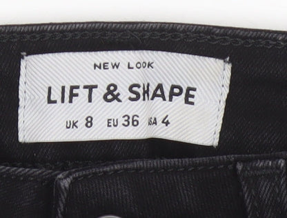 New Look Lift & Shape Women’s Black UK 8 Skinny Stretch Jeans