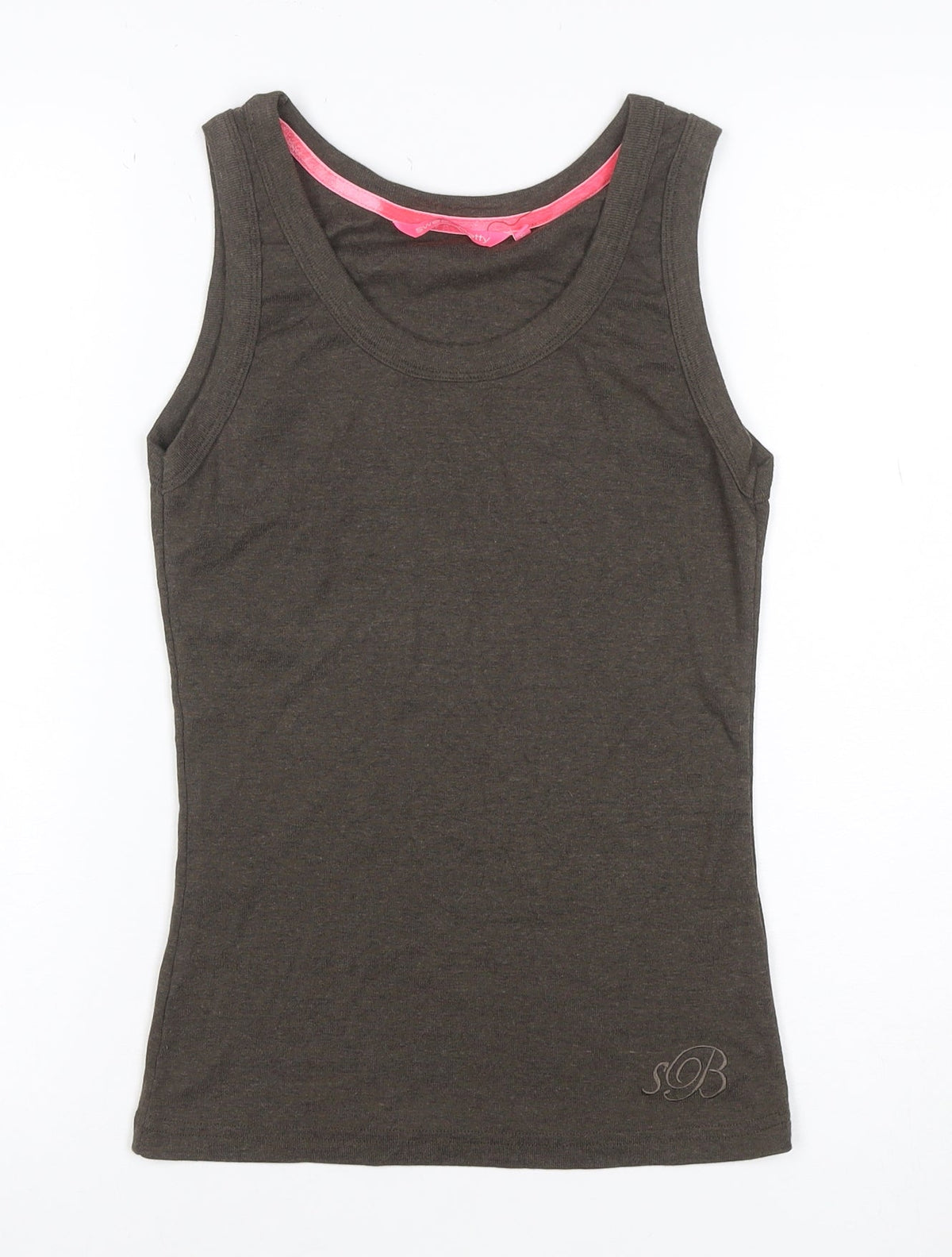 Sweaty Betty Women Grey M Basic Jersey Tank Top Sleeveless