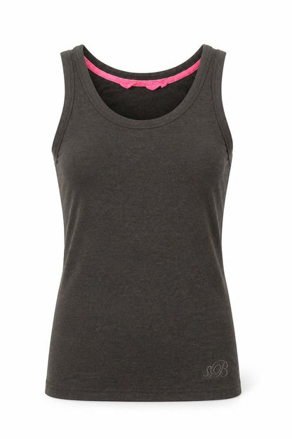 Sweaty Betty Women Grey M Basic Jersey Tank Top Sleeveless
