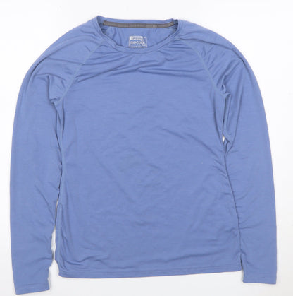 Mountain Warehouse Women's Blue UK 8 Basic IsoCool Long Sleeve T-Shirt