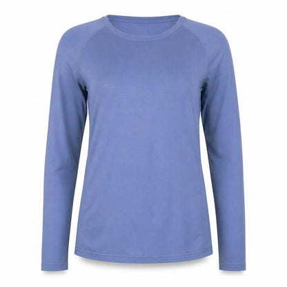 Mountain Warehouse Women's Blue UK 8 Basic IsoCool Long Sleeve T-Shirt