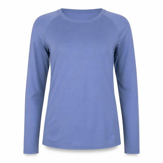 Mountain Warehouse Women's Blue UK 8 Basic IsoCool Long Sleeve T-Shirt