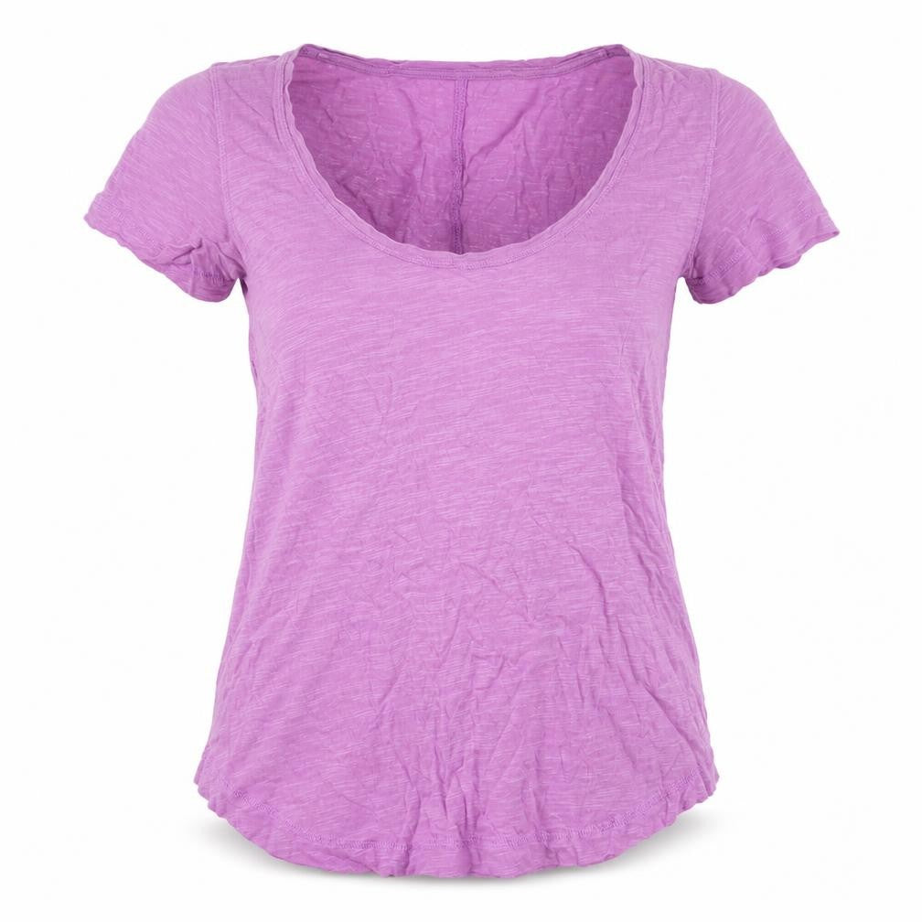 Banana Republic Women’s Pink M Basic Scoop Neck Short Sleeve T-Shirt