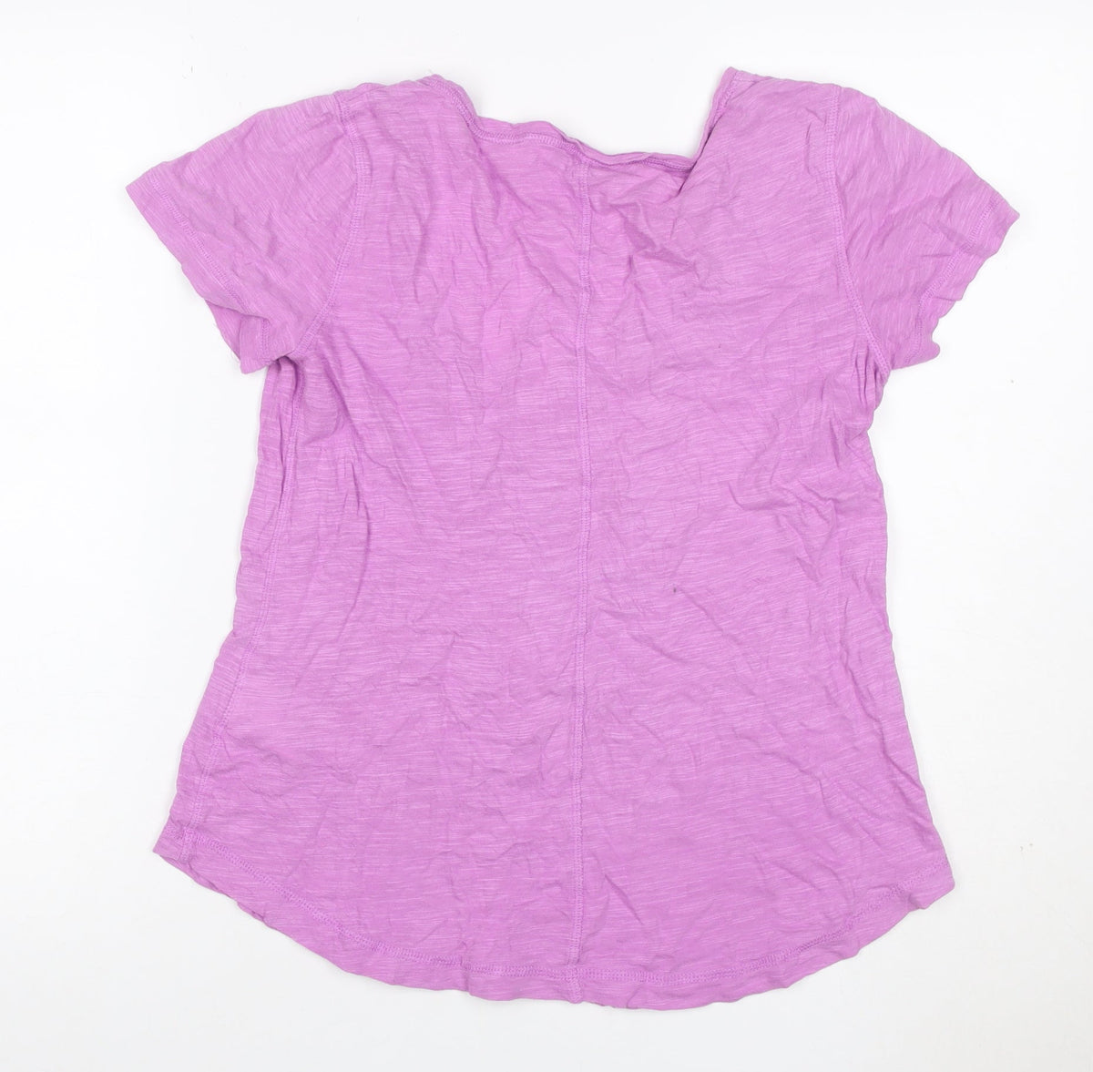 Banana Republic Women’s Pink M Basic Scoop Neck Short Sleeve T-Shirt