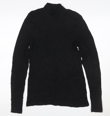 Witchery Women’s Black L Roll Neck Slim Fit Modal Jumper