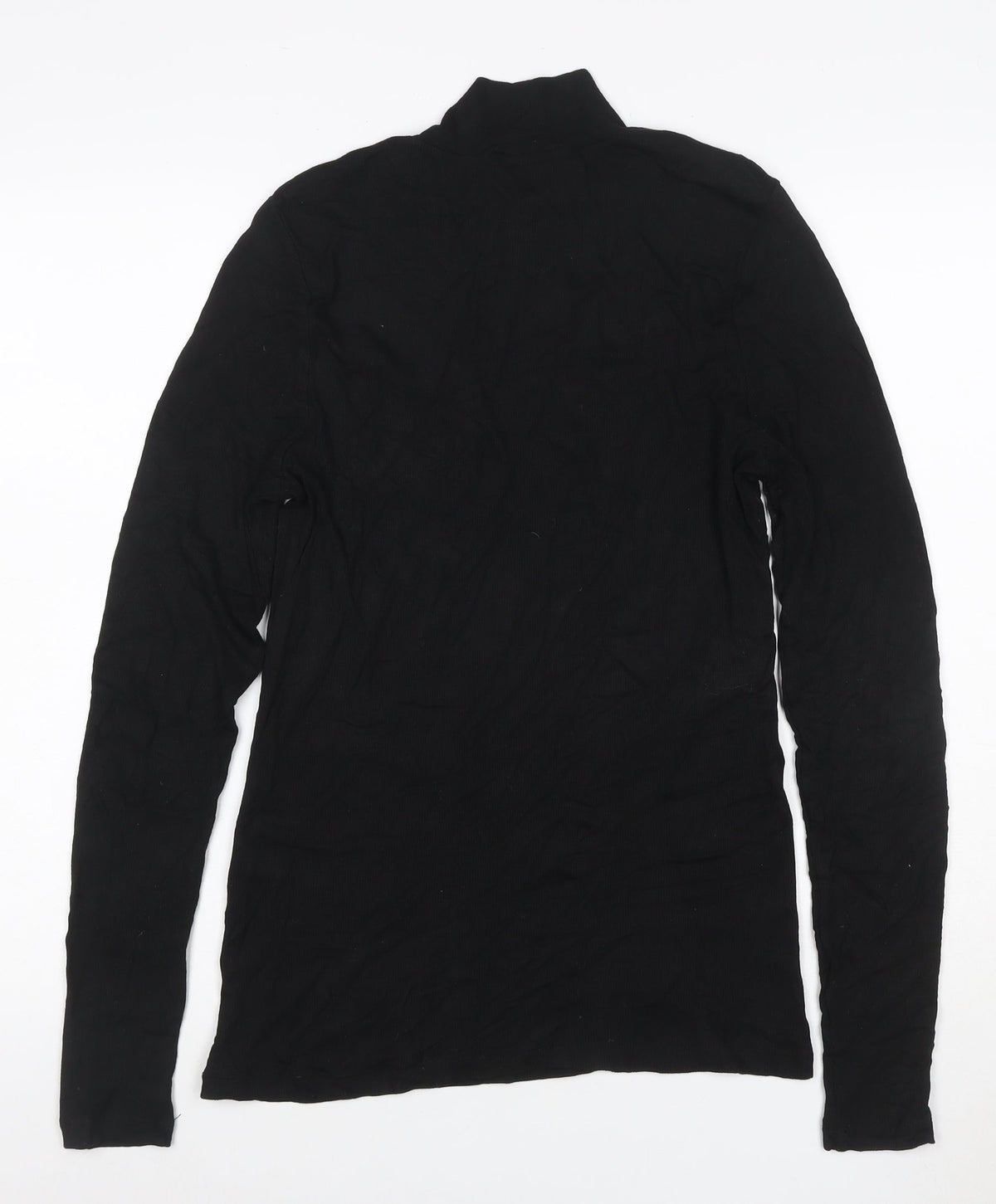 Witchery Women’s Black L Roll Neck Slim Fit Modal Jumper
